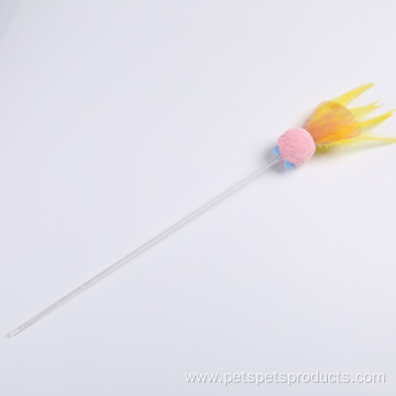 Cat Feather Teaser Wand CatTeaser toy